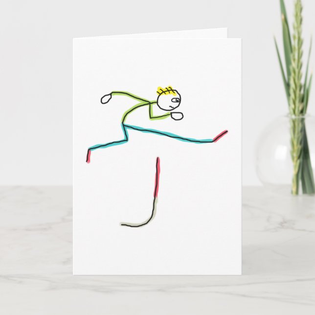 Carte Hurdling Stickman (Devant)