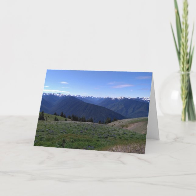 Carte Hurricane Ridge Blank Note card (Devant)