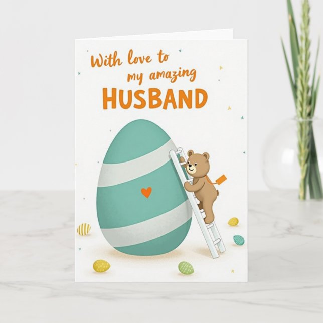 Carte Husband Love Celebration Card (Devant)