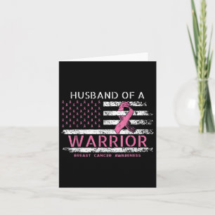 Carte Husband Of A Warrior Breast Cancer Awareness Suppo