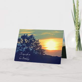 Carte HUSBAND TO WIFE BIRTHDAY card