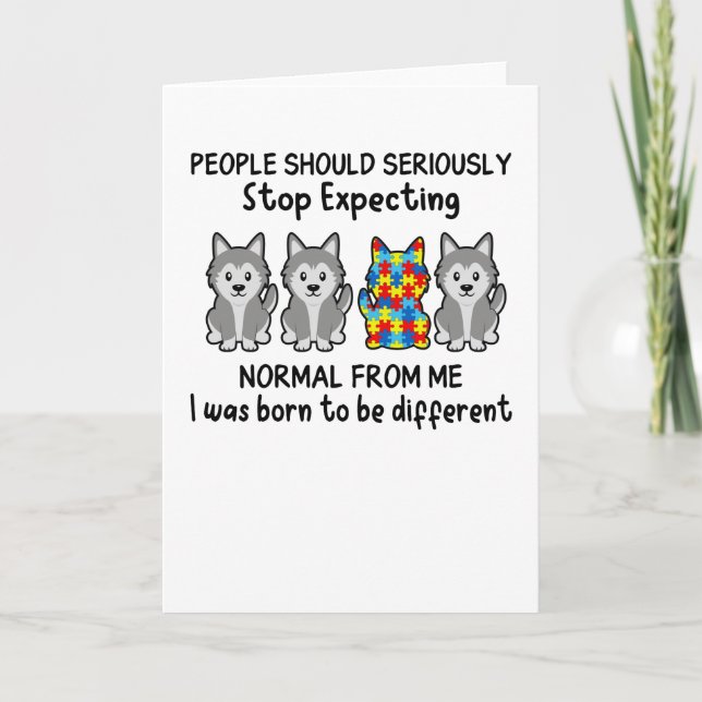 Carte Husky People (Devant)