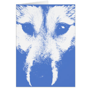 Carte Husky Sibérienne / Carte Malamute Alaskan