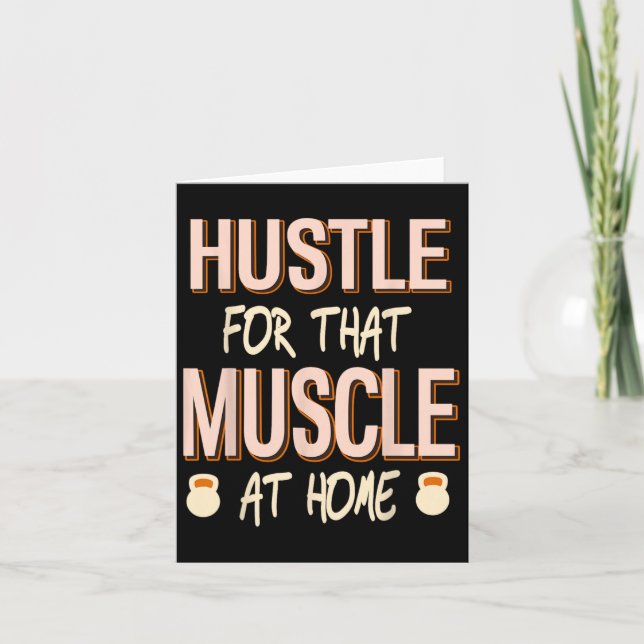 Carte Hustle Pour Ce Muscle Accueil Force Exercice (Devant)