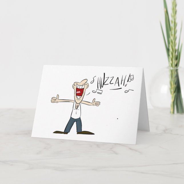 Carte Huzzah ! (Devant)