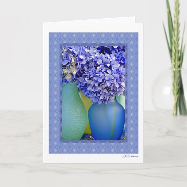 Carte Hydrangea medley (Devant)