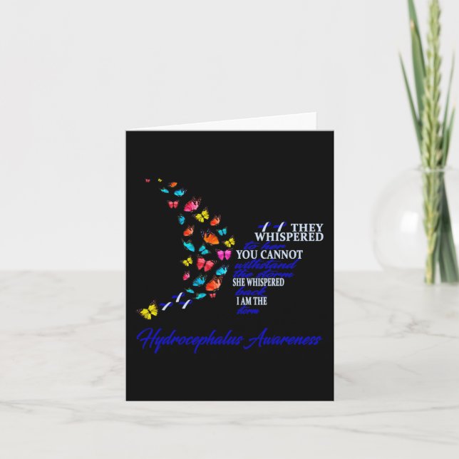 Carte Hydrocéphalie Warrior Hydrocéphalie Survivant Awar (Devant)