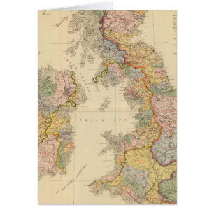 Carte hydrographique des îles britanniques