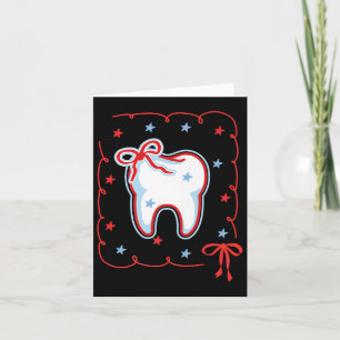 Carte Hygiéniste dentaire 4 juillet Américain Dentist Co