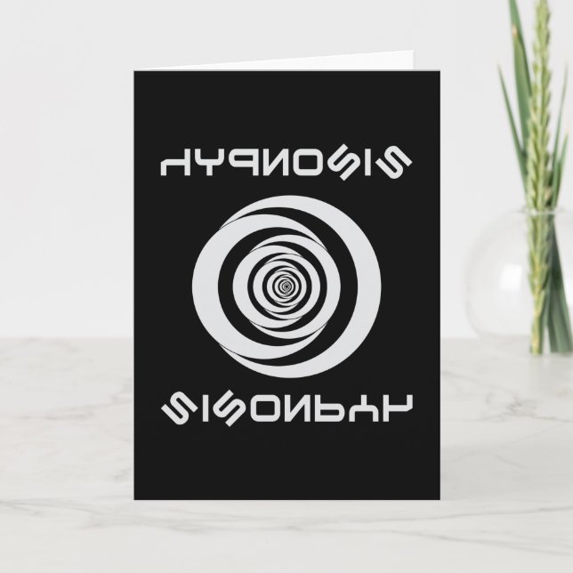 Carte Hypnosis Hypnotizer Hypnotist Hypnotic Funny cadea (Devant)