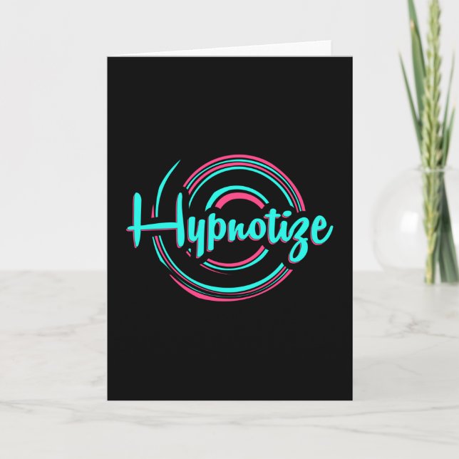 Carte Hypnosis Meilleur Hypnotiseur Hypnotist Cadeau Hyp (Devant)