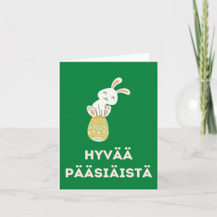 Carte Hyvää Pääsiäistä, Pâques joyeuses en Finlande