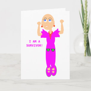 Carte I Am A Survivor Greeting Card.