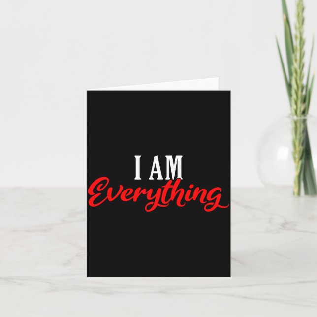 Carte I Am Everything Valentine´s Day Love Couples  (Devant)