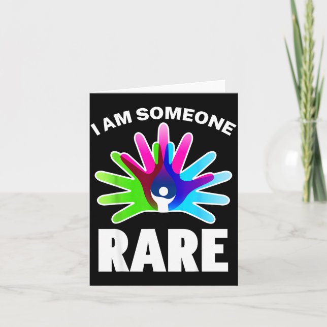 Carte I Am Rare Disease Awareness Shirt - Rare Disease D (Devant)