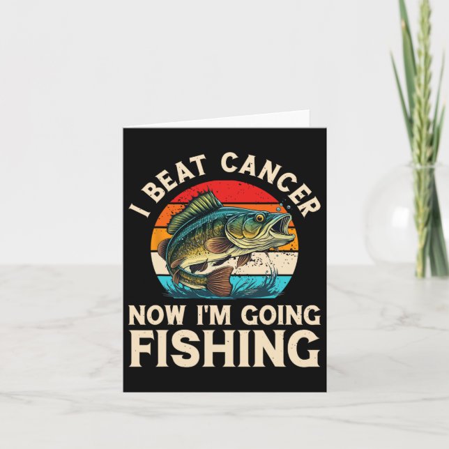 Carte I Beat Cancer Now I'm (Devant)
