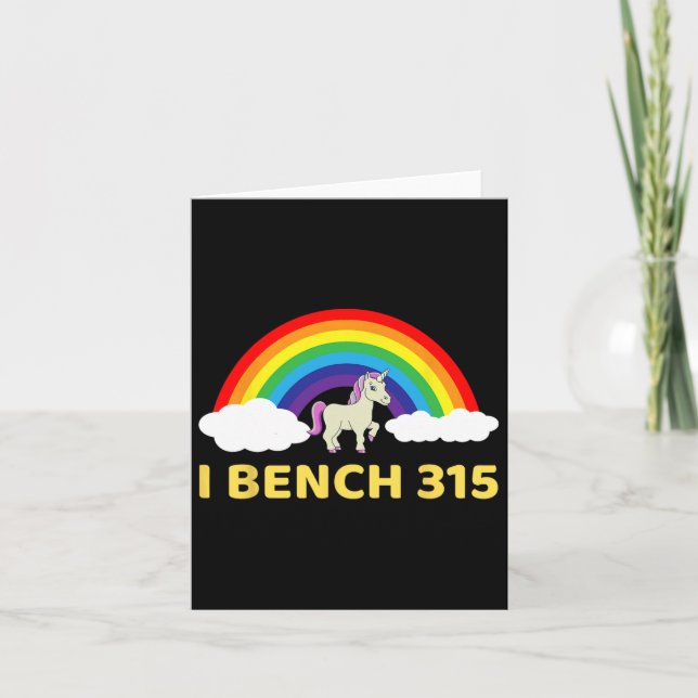 Carte I Bench 315 Bench Press 315 Lb Club Bodybuilding S (Devant)