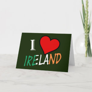 Carte I Heart Ireland superposition gct