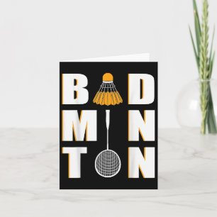 Carte I Love Badminton - Badminton