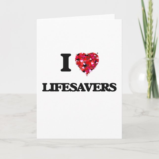 Carte I Love Lifesavers (Devant)