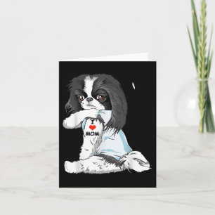 Carte I Love Maman Tattoo Japonais Chin Maman Amoureux d