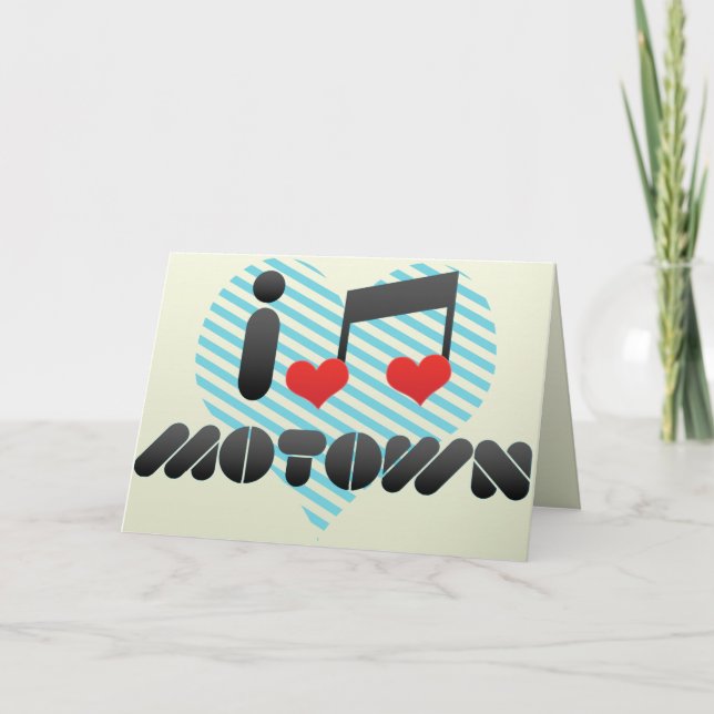 Carte I Love Motown (Devant)