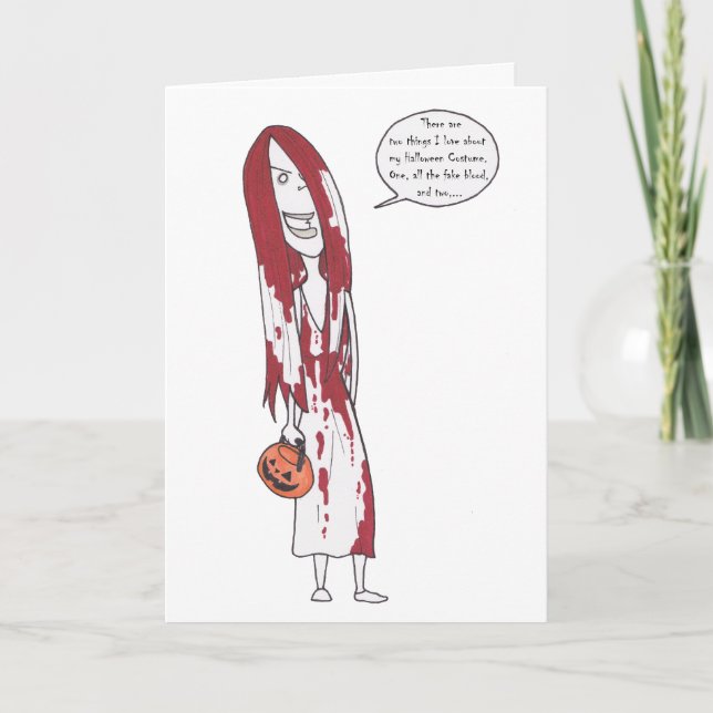 Carte I Love My Costume Greeting (Devant)