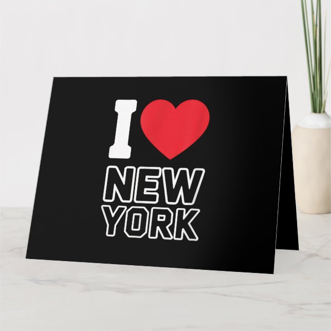 Carte I Love New York - New York City Nyc (Devant)