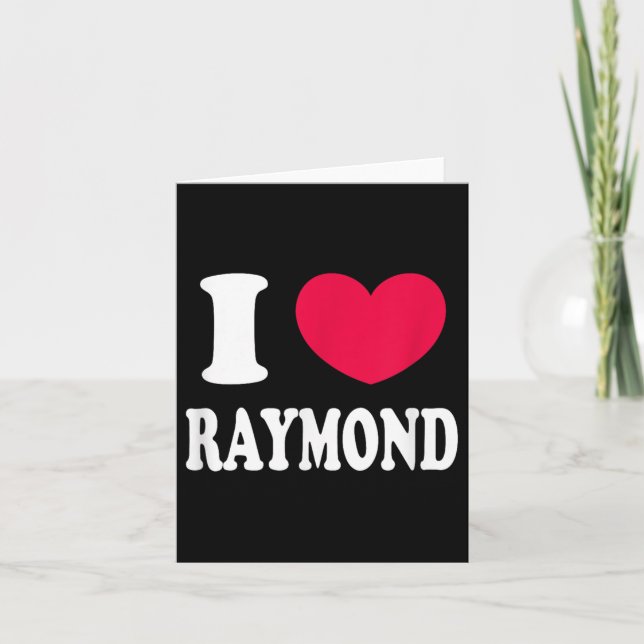 Carte I Love Raymond (Devant)