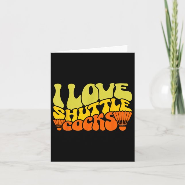 Carte I Love Shuttle S (Devant)