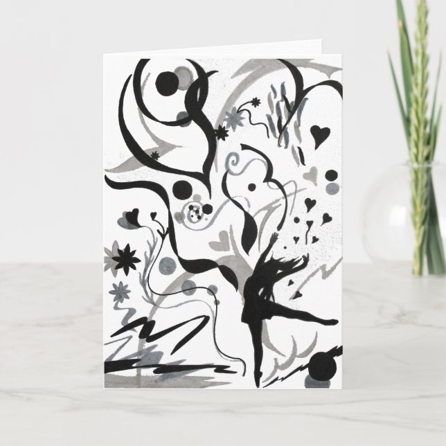 Carte I Love to dance ! (Devant)