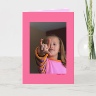 Carte "I love you!" (blank inside)