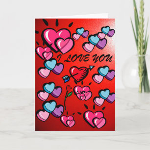 Carte I Love You_ Card_by Elenne