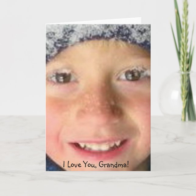 Carte I love you Grandma! (Devant)