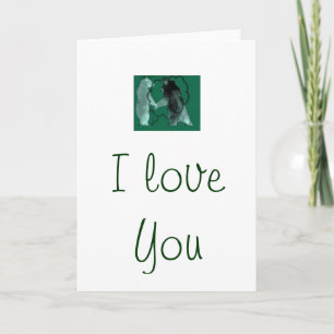 Carte " I Love you" greeting card by Interactive Bear