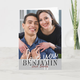 Carte I Love You Valentine's Day Photo