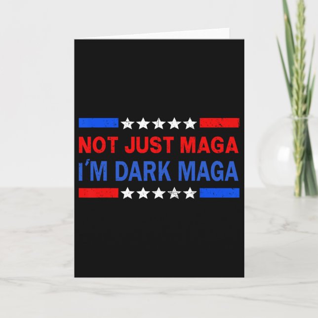 Carte I’m Not Just Mega I'm Dark Mega Trump 2024 Electio (Devant)