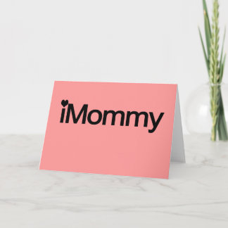 Carte I Mommy, mignonne cadeau de la fête des mères