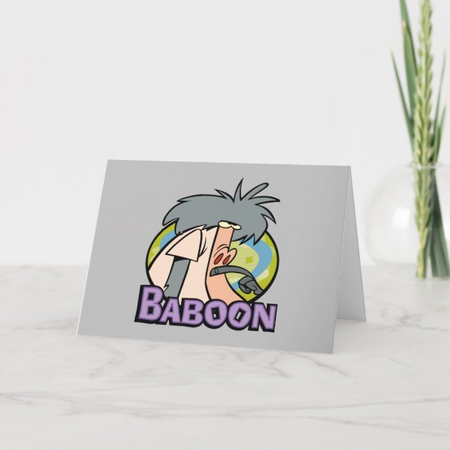 Carte I.R. Baboon Character Badge (Devant)