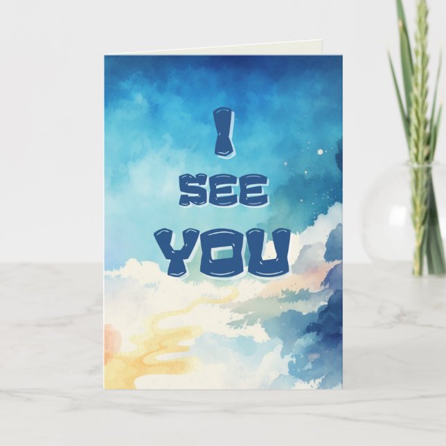 Carte I See You (Devant)