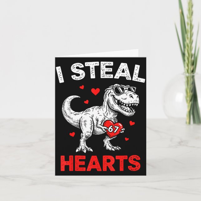 Carte I Steal Hearts 67 Valentine’s Day 67 Meme 6 7 T-re (Devant)
