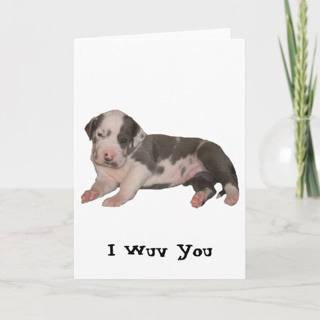 Carte I Wuv vous (Devant)