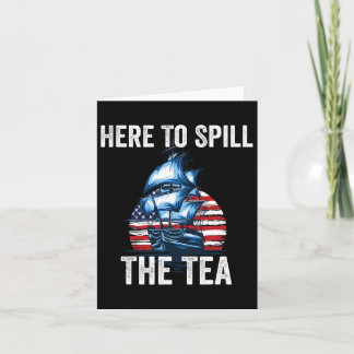 Carte Ici Pour Déverser Le Tea Us Patriotic Pride 4th Of