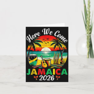 Carte Ici vient la Jamaïque 2026 Voyage de filles Famill