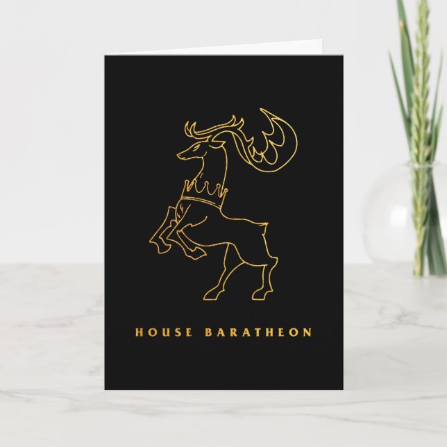 Carte Icône Baratheon de la maison (Devant)