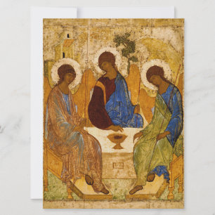 Carte Icône de la Sainte Trinité d'Andrei Roublev religi