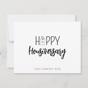 Carte Icône de maison moderne Joyeux anniversaire de mai