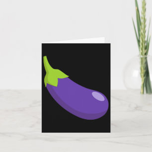 Carte Icône Émotionnelle Couple Correspondant Aubergine 