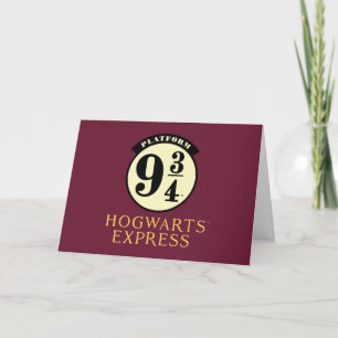 Carte Icône EXPRESS de la plate-forme 9 3/4 HOGWARTS™