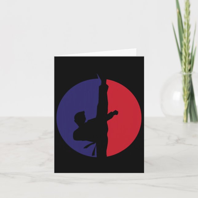 Carte Icône Karate (Devant)